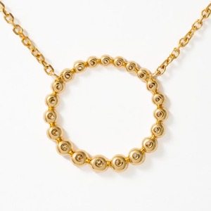 สร้อยคอเพชรทรงกลมมินิมอล ทองคำขาว 14K ประดับเพชร D-G/VS น้ำหนัก 0.28 กะรัต ผลิตในห้องปฏิบัติการ ฝังแบบ Bezel Setting รับรองโดย IGI ขายดี - Product Image 3