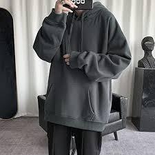Sudadera con Capucha Urbana de Estilo Oversize, de Forro Polar Grueso, Cálida para Invierno, de Alta Calidad, Lisa, para Venta al por Mayor - Product Image 2