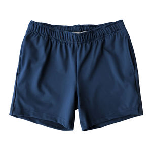 Swimming Shorts <b>Elastic</b> Waist Shorts OEM Woven Mid Waist Vintage Breathable Eco-Friendly Men's Beach Shorts Side Pockets Shorts - Product Image 2