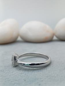 D'VINS JEWELS Bague de fiançailles et de mariage tendance en forme de princesse, sertie de pierres de laboratoire taille brillant, couleur D, plaqué argent et or - Product Image 5