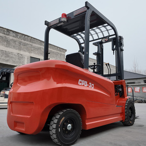 משלוח חינם מלגזה חשמלית 3 טון מיני ניידת ציוד טיפול בחומרים במחסן גובה הרמה 3 מטר תפעול חסכוני - Product Image 4