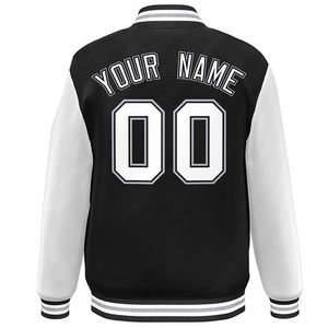 Veste de baseball personnalisée pour homme, style universitaire, en laine mélangée de haute qualité avec manches en cuir, style streetwear tendance - Product Image 3