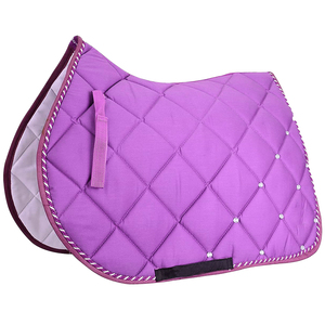 Customized Equestrian Horse <b>Saddle</b> Pad Horse Riding <b>Saddle</b> stain Horse Protective Accessories Breathable <b>Saddle</b> <b>Cover</b> pad OEM - Product Image 5