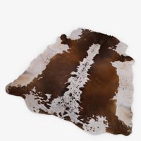 Tapis décoratif en cuir de vache naturel, véritable peau de vache avec poils, pour salon, chambre, décoration western
