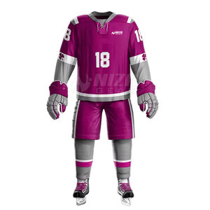 Uniforme de Hockey sobre Hielo de Poliéster Transpirable con Diseño Personalizado y Logotipo Propio, Talla Grande para Adultos, el Más Popular - Product Image 2