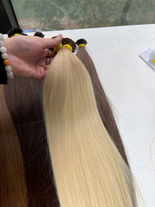 ผมเวอร์จินคุณภาพหรูหรา ขายส่ง สีบลอนด์อ่อน ยาว 26 นิ้ว ซุปเปอร์ดับเบิ้ลดรอน ผมตรงย้อมสี ผมเวียดนาม นาซ่าแฮร์ RTS - Product Image 5