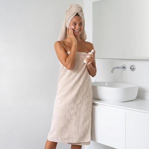 Toalla de Baño de Microfibra de Textura Suave Premium, Elegante, de Secado Rápido, Tejido Cómodo, para Viajes - Product Image 4