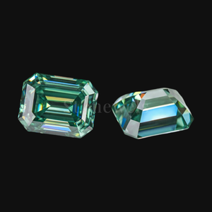 Diamant de laboratoire de qualité supérieure, taille émeraude, vert, certifié IGI, clarté VS1, HPHT CVD, pierre en vrac, vente en gros - Product Image 3