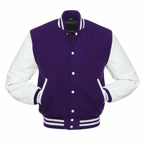 Custom Logo Varsity Jacket <b>Men</b> Royal <b>Blue</b> Wool Body Red Genuine Leather Sleeves Letterman Baseball Bomber Jacket - Product Image 6