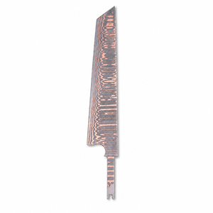 Cuchillo Burraq DIY OEM/ODM, Hecho a Mano, de Acero de Damasco y Cobre, Hoja Recta de 2mm de Grosor, para Uso en Cocina y Camping - Product Image 3