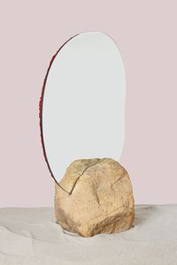 Miroir de maquillage haut de gamme, accessoire de décoration intérieure, miroir de vanité tendance, miroir au design élégant, miroir décoratif, miroir de maquillage élégant - Product Image 5