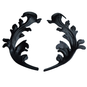 Garden Fence Main Gate Accessories Components Hand Forged Wrought Iron Anti-rust Traditional European Weldable Powder Coating - Product Image 4