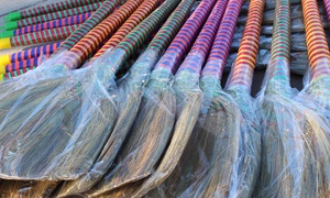 Asian Straw Broom Stick Vietnamese Grass Broom with Long Handle for Home <b>Cleaning</b> <b>Tool</b> Cheap Price Export Factory From Vietnam - Product Image 3