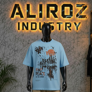 T-shirts unisexes surdimensionnés de qualité supérieure, impression graphique personnalisée, t-shirts d'été pour hommes, taille plus, anti-rides - Product Image 3