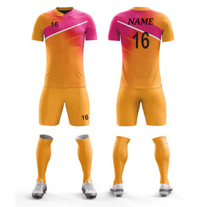 Tenue d'entraînement de football pour adultes, uniforme multicolore, design tendance, maillots de football vierges, kits de maillots. - Product Image 1