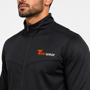 Men's Plus Size Casual Breathable Eco-Friendly Lightweight Quick Dry Performance Training Tracksuit Full Zip <b>Track</b> <b>Jacket</b> - Product Image 5