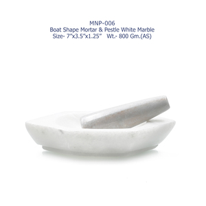 Juego de Mortero y Pilón de Mármol Premium, Molinillo de Piedra Resistente, Tazón Mezclador para Uso en Cocina, Venta al por Mayor, Suministro de Fábrica - Product Image 6