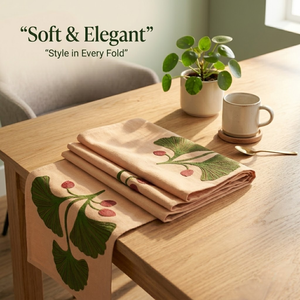 Elegante Camino de Mesa para Mesa de Comedor |   Lino Decorativo de Tela Reutilizable de Primera Calidad para Decoración del Hogar, Protección y Calidad de Exportación - Product Image 6