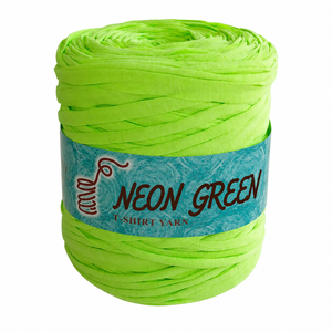 Prix Usine – Fil de T-shirt Recyclé Écologique Elora Vert Néon, 600-700g, Lot de 8 Cônes pour Couvre-Pots de Plantes – Vente Chaude - Product Image 1