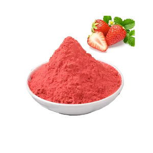 Poudre de fraises lyophilisées FD, goût sucré, durée de conservation de 2 ans, 0 % d'humidité, aliment sain, emballage personnalisé/en vrac, produit séché - Product Image 2