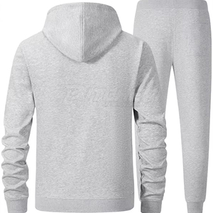 Conjunto deportivo de dos piezas para hombre, chaqueta y pantalones, ropa informal para gimnasio y correr, conjunto deportivo para hombre al por mayor. - Product Image 2