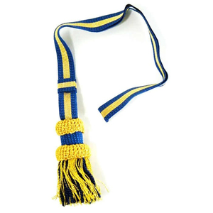 Emballage personnalisé de haute qualité, couleur personnalisée, ornements en fil de soie pour épée et sabre allemands, avec épingle de sécurité, respectueux de l'environnement - Product Image 2