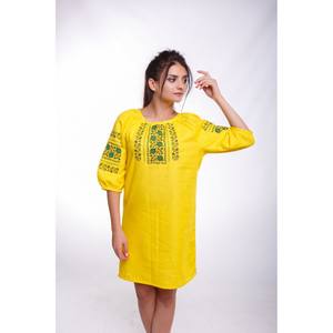 Nouvelle robe brodée à manches longues, style artisanal, avec un nouveau design traditionnel ukrainien - Product Image 5