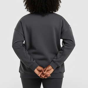 Sudadera con Capucha para Mujer, Invierno 2026, 100% Algodón Felpa 500GSM, Color y Logotipo Personalizables, Estilo Urbano, Venta al Por Mayor - Product Image 6