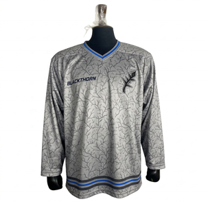 Jersey de Hockey sobre Hielo Sublimado Personalizado, Uniforme de Equipo de Manga Larga para Hombre, Logotipo Impreso en la Parte Delantera - Product Image 1