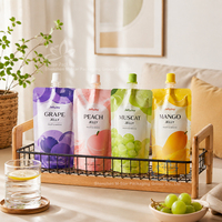 Pochette souple pour shake protéiné avec bouchon à vis pour emballage de boissons nutritives liquides, sac en plastique en vrac