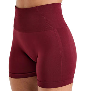 Shorts Deportivos de Cintura Media con Cordón Ajustable para Mujer, Transpirables, Elásticos en Cuatro Direcciones, para Yoga, Fitness y Running, Venta al Por Mayor, Personalizables, OEM, ODM - Product Image 2