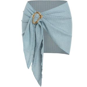 Wholesale Boho Bikini Cover Up Women's Sheer Chiffon Beach Wrap Skirt - Product Image 1