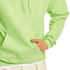 เสื้อฮู้ดผ้าฝ้าย100% สำหรับผู้ชายเสื้อฮู้ดแบบสวมหัวมีฮู้ดผ้าคอตตอนผสมปรับแต่งโลโก้ได้ - Product Image 2