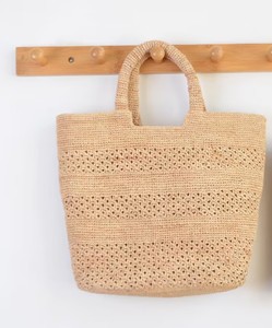Large Raffia Tote <b>Bag</b> – Handwoven Crochet Straw <b>Bag</b>, Oversized Summer Beach <b>Bag</b>, Boho Market Tote, Lightweight <b>Wicker</b> <b>Bag</b>, Gift - Product Image 4