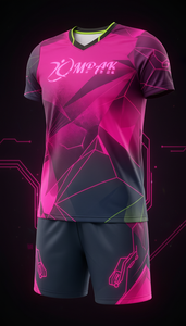 ชุดเสื้อและกางเกงวอลเลย์บอลลายเส้นสีเหลืองมัสตาร์ดแบบขายส่งสั่งทำได้ตามต้องการ ชุดยูนิฟอร์มทีมน้ำหนักเบาแบบ OEM ชุดกีฬาซับลิเมชั่น - Product Image 2