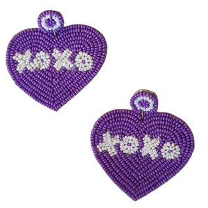 Pendientes colgantes bordados en forma de flor ecológicos personalizados, joyería de moda inspirada en la naturaleza Vintage tejida a mano para fiestas - Product Image 2