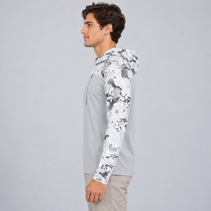 Camisas Personalizadas de Manga Larga, Transpirables, Ligeras, 100% Poliéster, Protección Solar UPF 50, Elásticas, Refrigerantes, Sólidas, Unisex, para Pesca, Hombre - Product Image 2