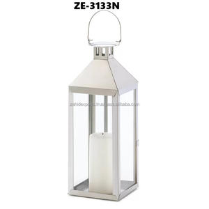 Portavelas de hierro hecho a mano para decoración de granja rústica, farol de metal de Zahid Exports, gran mayorista hecho en India para Navidad - Product Image 4