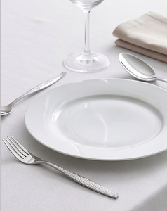 Juego de Cubiertos Modernos de Acero Inoxidable de 5 Piezas, Acabado Espejo, Aptos para Lavavajillas, Vajilla para Bodas, Diseño de Mango en Tono Plateado - Product Image 6