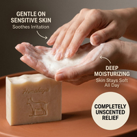 Savon au lait de chèvre fait main, naturel, antioxydant et anti-âge, apaisant et réparateur, hydratant, pour tous types de peaux, visage