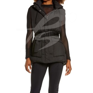 Custom PIHA SPORTS Women's Winter Puffer Vest <b>Jacket</b> Waterproof Windproof Eco-Friendly <b>Lightweight</b> Outerwear Pockets Casual - Product Image 2