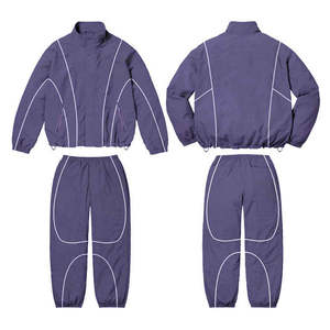 Conjunto de Chaqueta y Pantalones Cortavientos de Alta Calidad para Hombre, Ropa Deportiva Ligera, Traje de Entrenamiento para Exteriores - Product Image 5