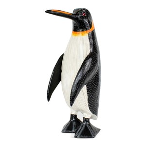Figura de una Familia de Pingüinos Hecha a Mano en Madera de Pino - Venta al por Mayor - Product Image 2