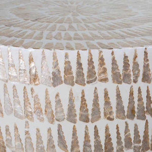 Wholesale Handmade Mother of Pearl Inlay Side <b>Table</b> Natural Shell Accent <b>End</b> <b>Table</b> Eco-Friendly Boho Decor <b>for</b> <b>Living</b> <b>Room</b> - Product Image 3