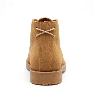 Bottes Chukka en daim pour homme 100% cuir véritable, bout rond, lacets, semelle extérieure en caoutchouc respirante, style automne, exportées du Bangladesh - Product Image 5