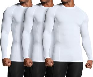 Rashguard à motif simple - T-shirt de compression performant pour hommes pour le MMA, la lutte, le Jiu Jitsu et plus encore - Product Image 2