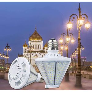 Lampadina LED a Pannocchia 50W 6500Lm, Base E26, Luce Triangolare a Cono, 5000K, per Illuminazione Esterna, Portico, Muro, Tettoia - Product Image 2