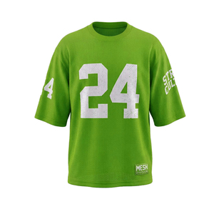Créez votre propre maillot de football américain personnalisé avec le nom de votre équipe, dernier design, nouveau style, 100% polyester, séchage rapide, manches courtes, col rond - Product Image 1