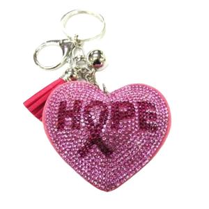 Llavero Artesanal FAIZ HANDICRAFT con Diseño de Corazón, Hecho a Mano con Cuentas de Vidrio Multicolores, Duradero y Ligero, de la India - Product Image 3