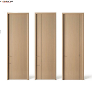 Portes intérieures modernes en WPC imitation bois, étanches, insonorisées, avec surface finie, pour chambre et villa, ouverture latérale - Product Image 5